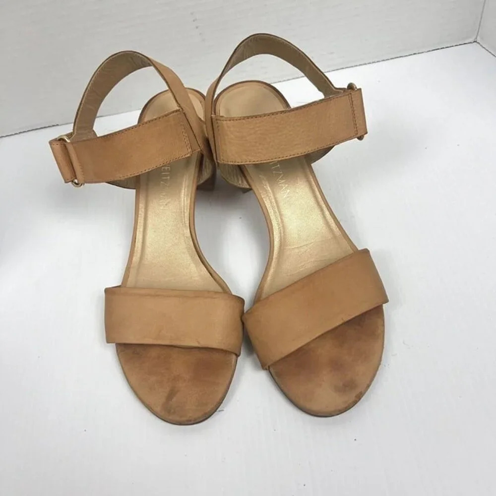 Stuart Weitzman Tan Sandals - Picture 2 of 9